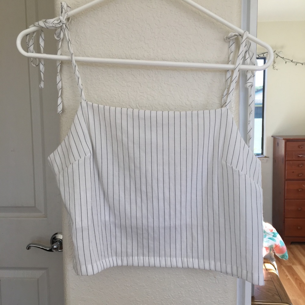 Brandy Melville Striped Crop Top